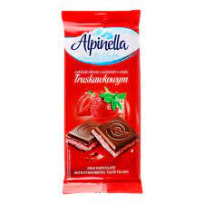 Шоколад Alpinella Полуниця 100г