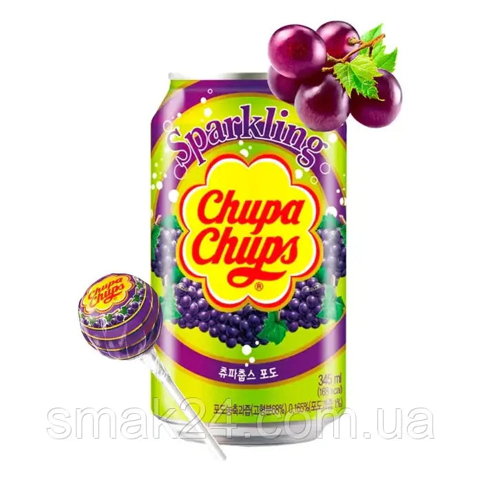 Chupa Chups Газований Напій зі смаком Винограду 345ml