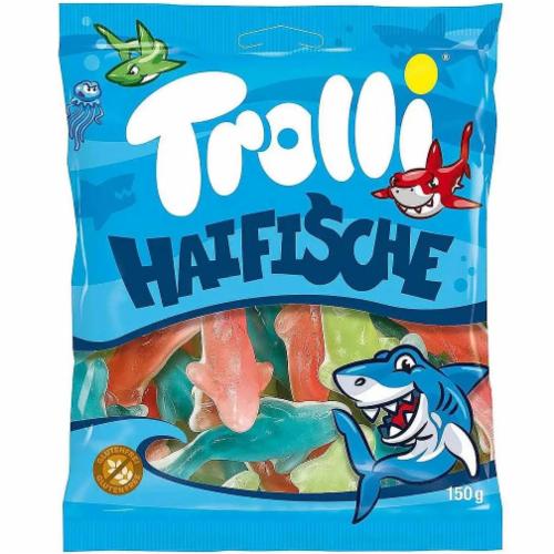 Trolli Haifische Желейні Цукерки "Акули" 150г