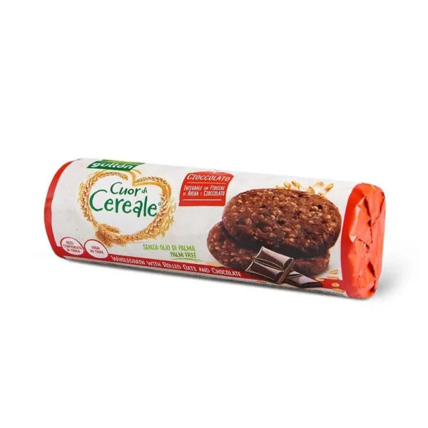 Печиво з Цільнозернове Cuor di Cereale Cioccolato GULLON, 280 г