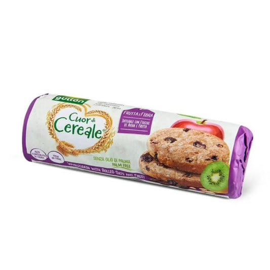 Печиво з Цільнозернове GULLON Cuor di Cereale Frutta e Fibra, 300 г