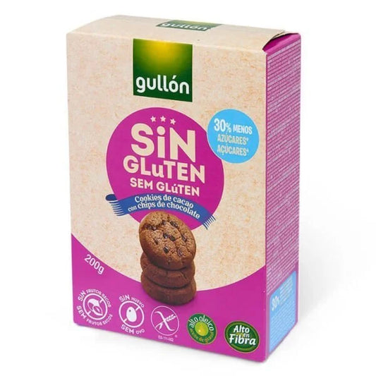 GULLON Печиво ,без глютену Cookies de Cacao, 200г