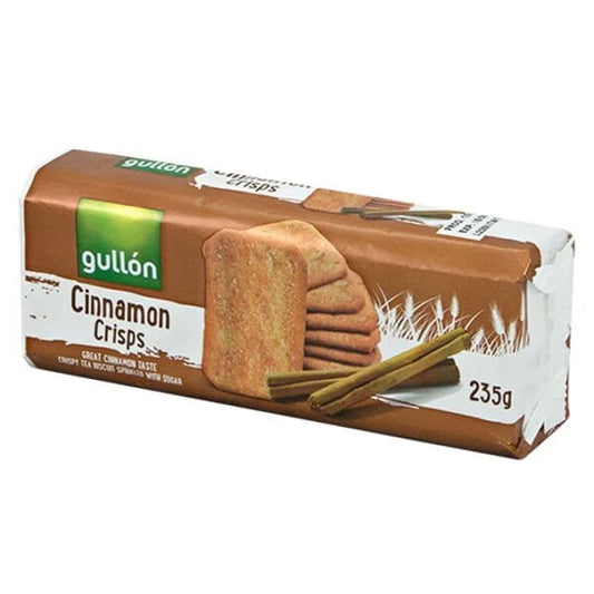 Печиво хрумке з корицею GULLON Cinnamon crisps, 235 г