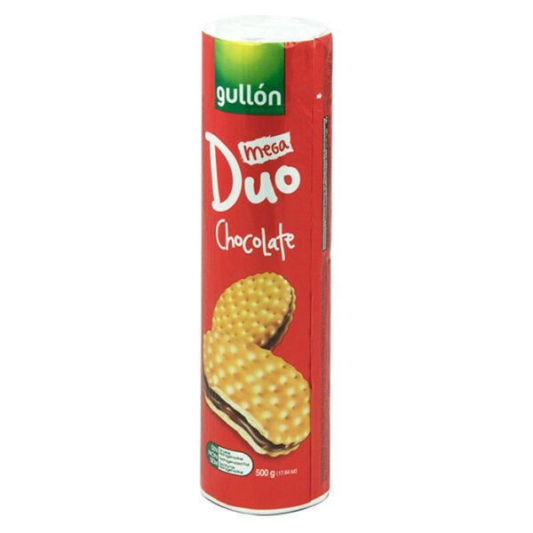 GULLON Duo Mega Chocolate печиво сендвіч з шоколадним прошарком, 500 г