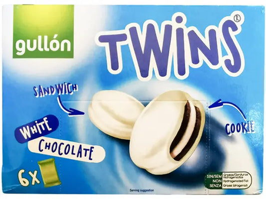 GULLON Twins White Chocolate Сендвіч-Печиво, 252 г