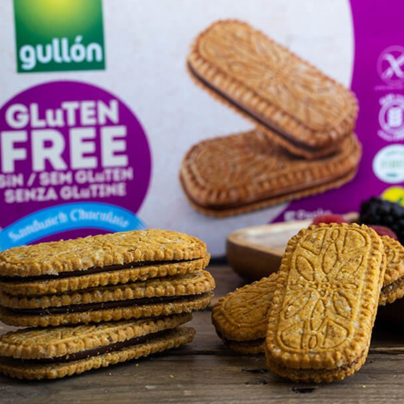 GULLON Gluten FREE Sandwich Chocolate Печиво, 225 г