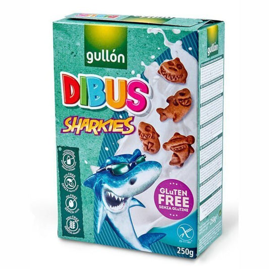 GULLON DIBUS Sharkies Печиво без Глютену, 250 г