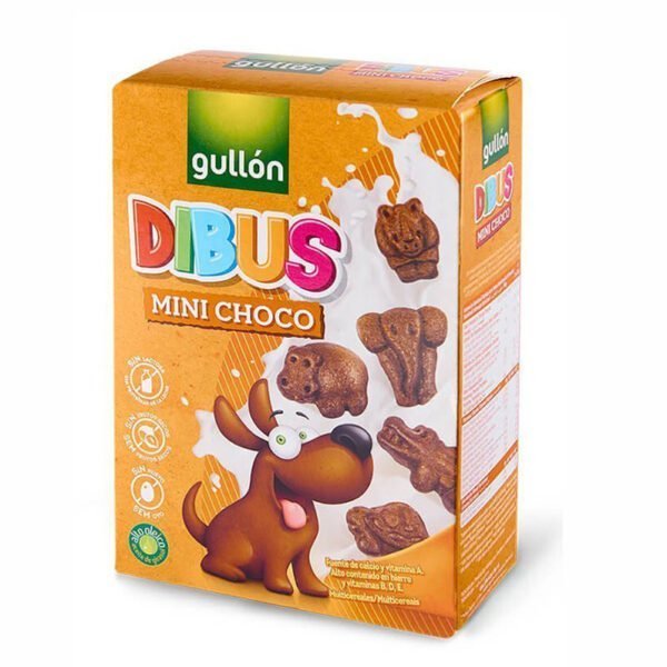 GULLON DIBUS Mini Cocoa Злакове Шоколадне Печиво, 250 г