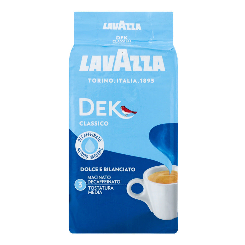 Кава Lavazza Dek Roasted Ground Coffee, без кофеїну, 250 г