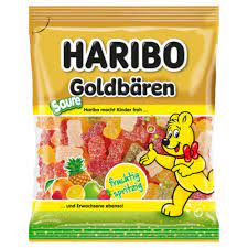 Haribo Saure Goldbären Желейні Цукерки "Кислі Золоті Ведмедики" 175г