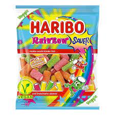 Haribo Rainbow Sauer Желейні Цукерки "Кисла Веселка" 160г