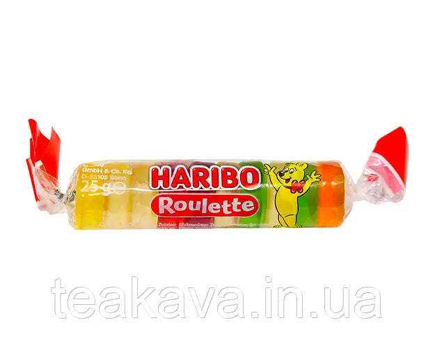 Haribo Roulette Фруктові Желейні Цукерки, 25г