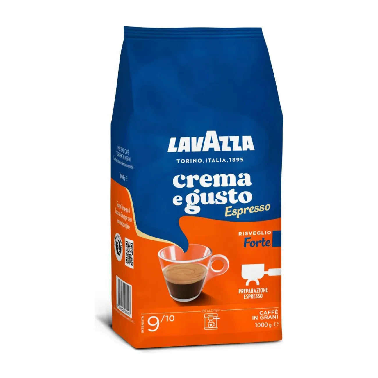 Кава Lavazza Espresso Crema e Gusto Forte, зернова, 1 кг