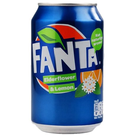 Fanta Elderflower & Lemon 330ml - Неперевершене Поєднання Бузини та Лимона