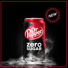 Dr Pepper Zero 330ml - Безцукровий Класик