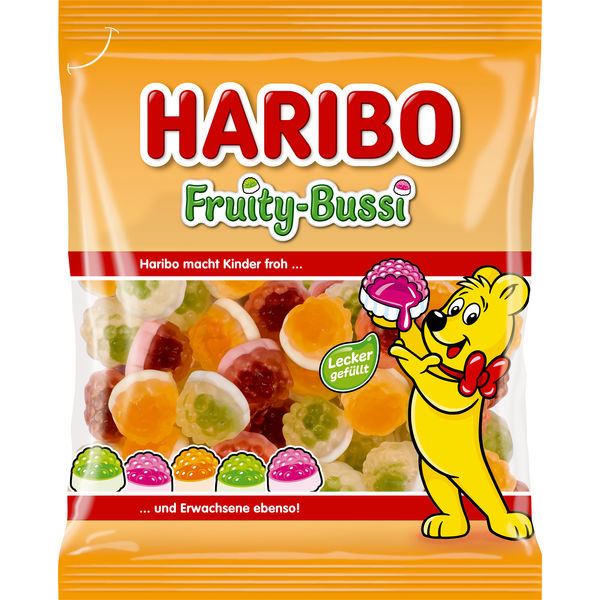 Haribo Fruity-Bussi Желейні Цукерки з Фруктовою Начинкою 175г