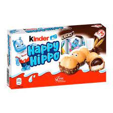 Kinder Happy Hippo Cocoa Cream Biscuits, 5 штук в упаковці