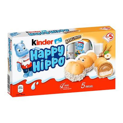 Kinder Happy Hippo з лісовим горіхом, 5 штук в упаковці