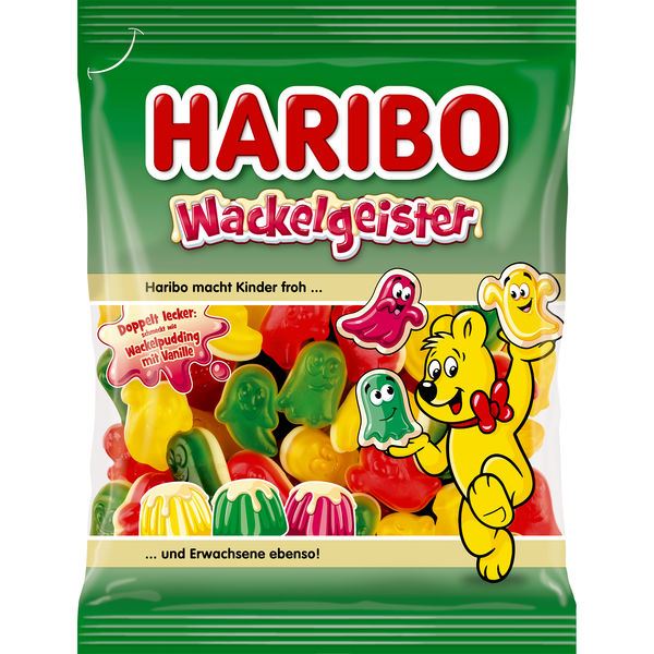 Haribo Wackelgeister Желейні Цукерки "Вібруючі Привиди" 160г