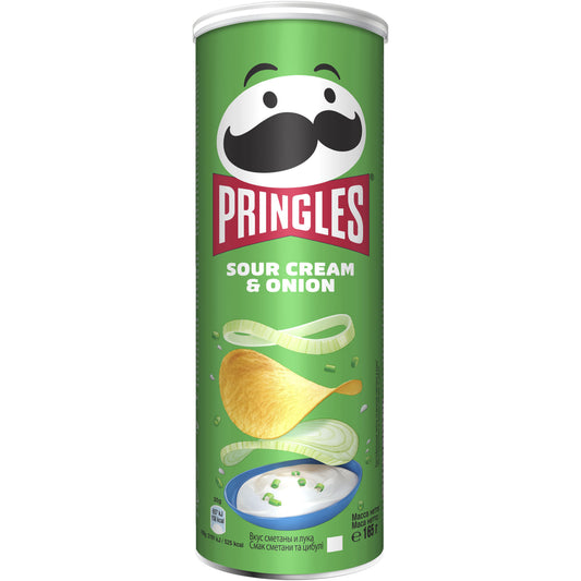 Pringles Сметана та Цибуля 165g - Класичний Смак