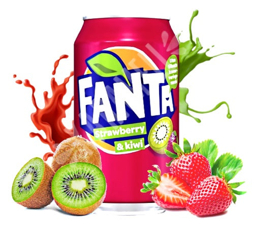 Fanta Strawberry & Kiwi 330ml - Вибух Смаків