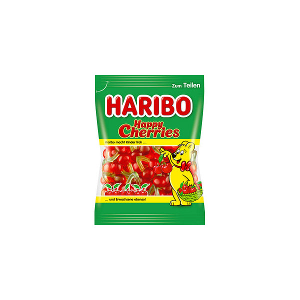 Haribo Happy Cherries Желейні Цукерки Вишня 175г