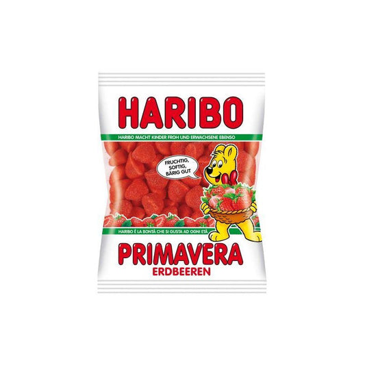 Haribo Primavera Erdbeeren Желейні Цукерки "Полуниці" 175г