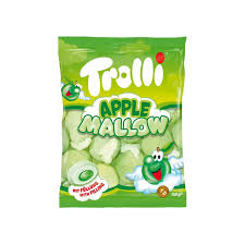 Жувальні цукерки Trolli Apple Mallow, 150 г