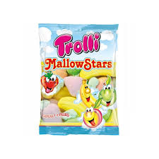 Жувальні цукерки Trolli Mallow Stars, 150 г