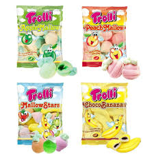 Жувальні цукерки Trolli Mallow Stars, 150 г