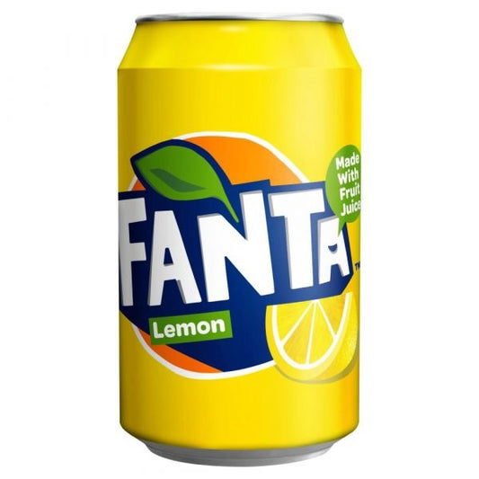 Fanta Lemon 330ml - Освіжаюча Лимонна Свіжість