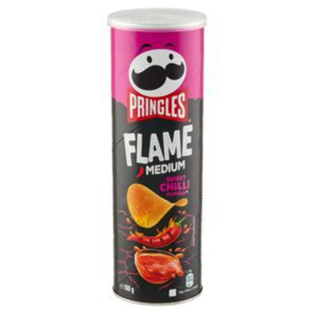 Pringles Flame Солодкий Чилі 160g - Гострота і Солодкість