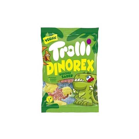 Trolli Dino Rex Sour Желейні Цукерки "Кислі Динозаври" 200г