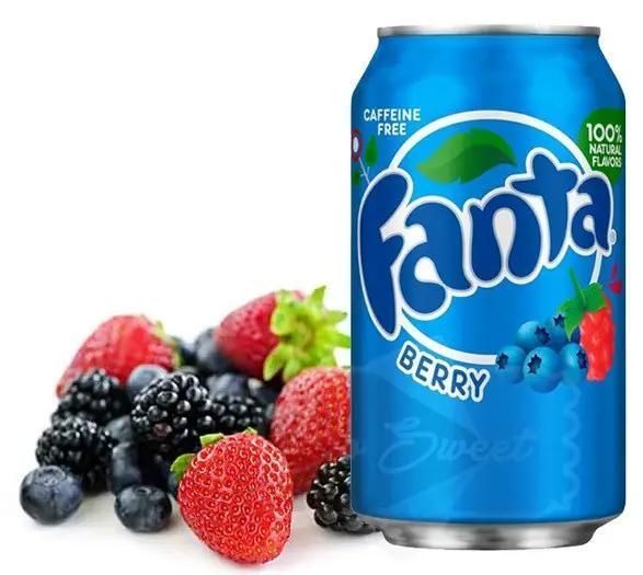 Безалкогольный напиток сильногазированный Coca-Cola Fanta Berry 355 мл 67729 фото