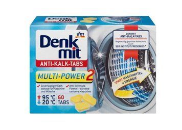 Средство против накипи Denkmit Anti-Kalk Tabs Multi-Power 2, 60 шт &mdash; надежная защита вашей стиральной машины и вещей 84280 фото