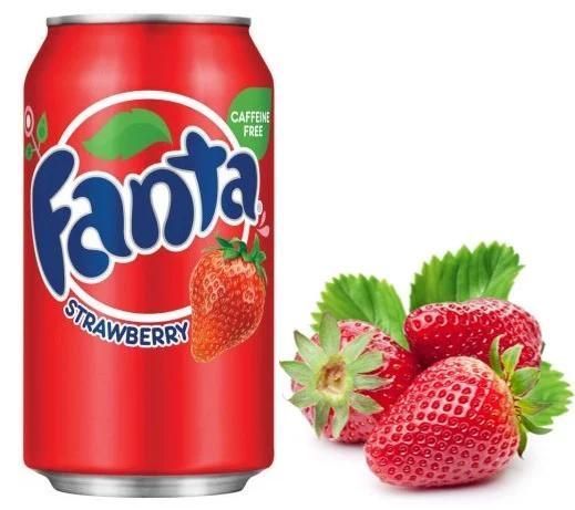 Безалкогольний сильногазований напій Fanta Strawberry полуниця 355 мл 14266 фото