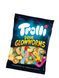 Жевательные конфеты Trolli Sour Glowworms в форме червей со вкусом кислых фруктов 150 г 63429 фото 1