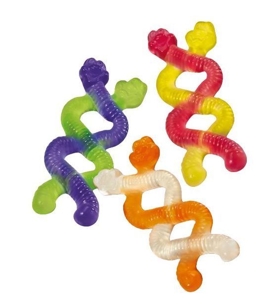 Жувальні цукерки Trolli Squiggle Twist у вигляді хробачків 150 г 63665 фото