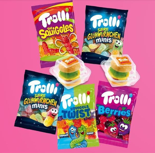 Жувальні цукерки Trolli Original Hits у формі різноманітних фігурок зі смаком фруктів 200 г 65006 фото