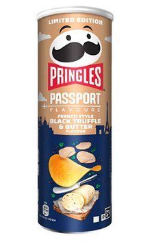 Чипсы Pringles Passport Black Truffle & Butter Limited Edition 165 г с ароматом черного трюфеля 82480 фото