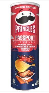 Чипсы Pringles Passport Chinese Style Sweet & Sticky Wings 165 г &ndash; ограниченная серия со сладко-пряным вкусом крылышек 82534 фото