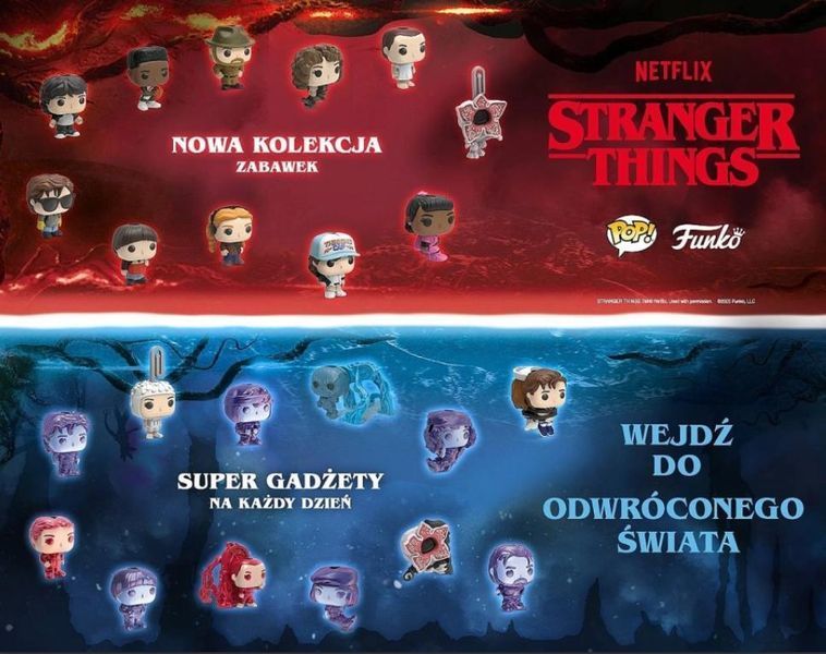 Кіндер Джой Дуже дивні справи Kinder Joy Funko Pop Stranger Things 72шт 20г 72шт фото