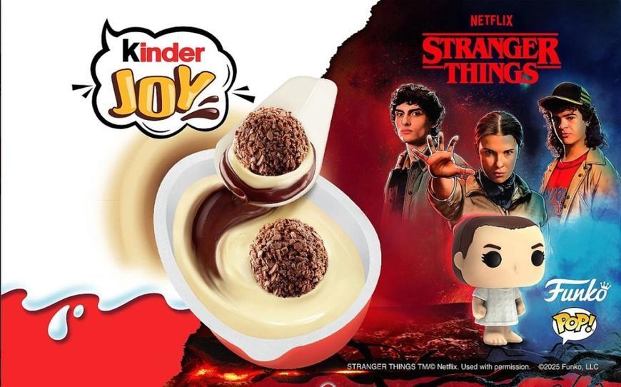 Кіндер Джой Дуже дивні справи Kinder Joy Funko Pop Stranger Things 72шт 20г 72шт фото