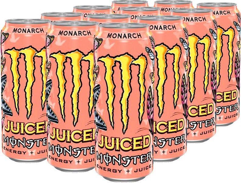 Энергетический напиток Monster Juiced Monarch 500мл микс персика и нектарина с энергией 24990 фото