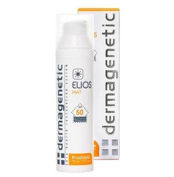 Крем сонцезахисний для обличчя Dermagenetic Elios Mat SPF 50 матуючий 75 мл 01546 фото