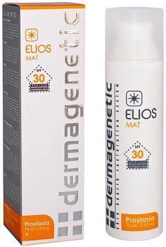Сонцезахисний крем Dermagenetic Elios SPF 30 з матувальним ефектом 75 мл 01539 фото