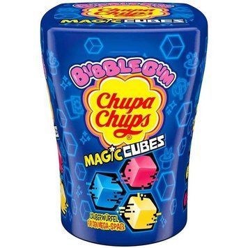 Жувальна гумка Chupa Chups Magic Cubes Bubble Gum із фруктовим смаком 86 гр 57577 фото