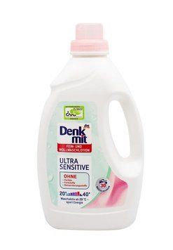 Гель для стирки Denkmit Ultra Sensitive 1.5 л &ndash; гипоаллергенный уход для нежной кожи 16077 фото