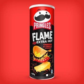 Чипси PRINGLES Flame Extra Hot Cheese & Chilli Flavour 160 гр 60112 фото