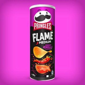 Чипси PRINGLES Flame Medium Sweet Chilli Flavour солодкий чилі 160 гр 67135 фото
